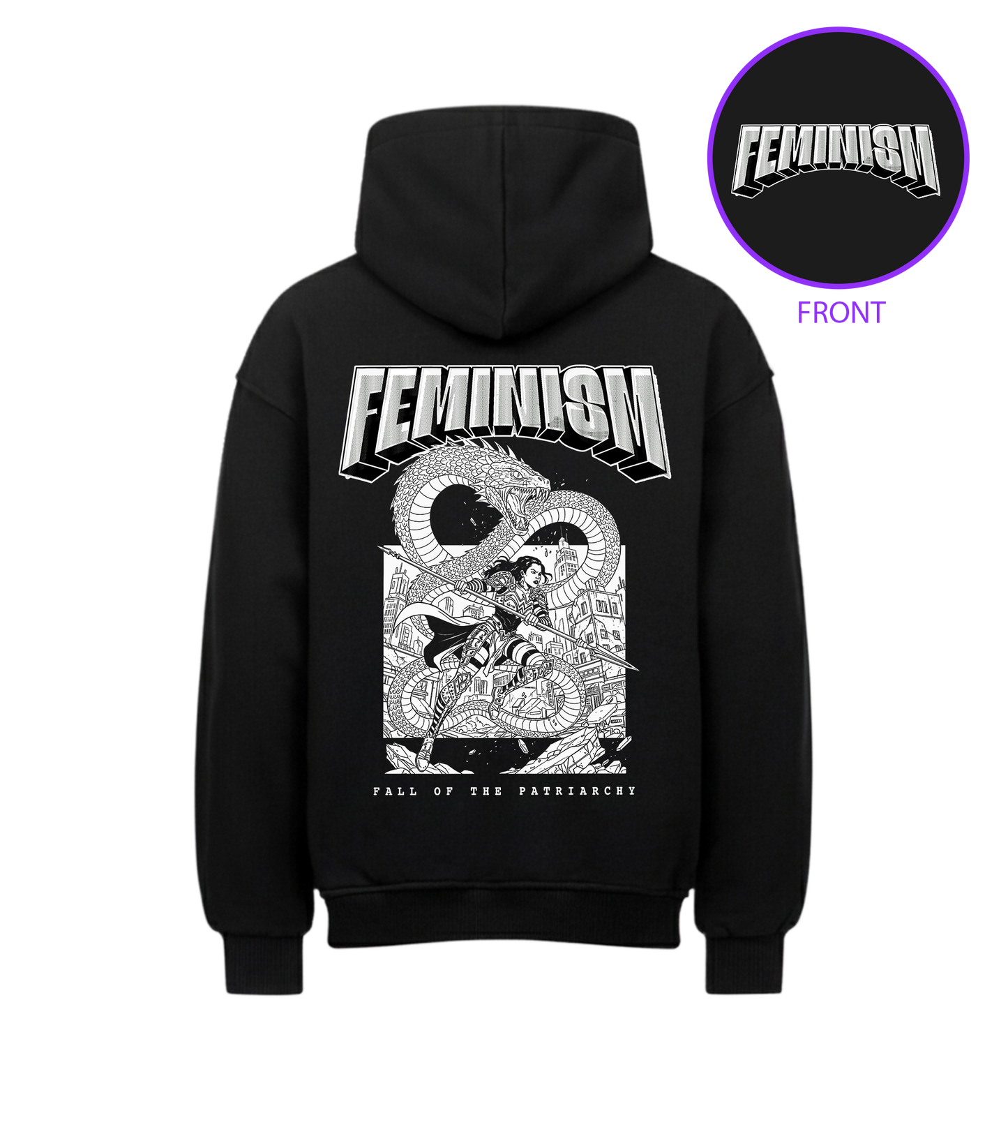 "Super Hero" Oversized Hoodie